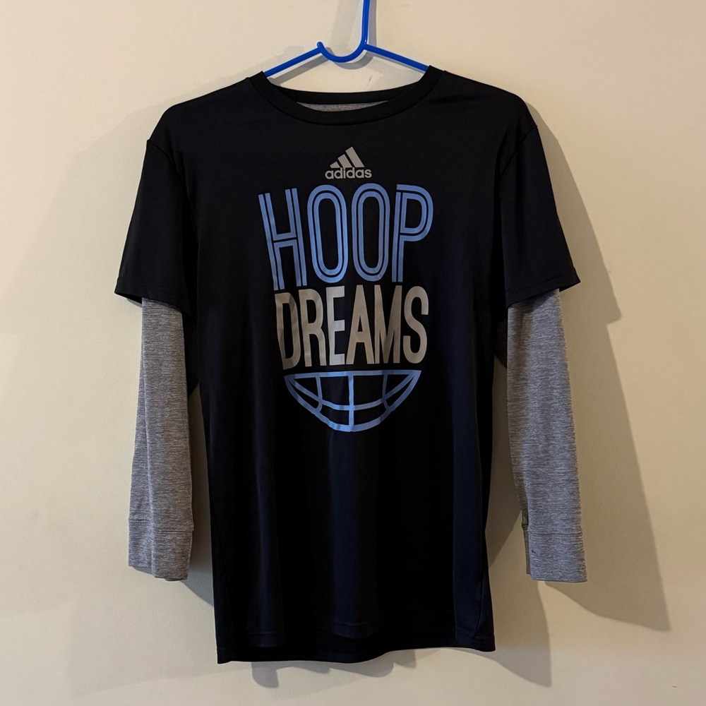 Adidas Black Crew Neck Shirt